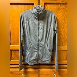 Reebox Women’s Size Medium Poly Spandex Blend Activewear Zip Jacket w/Thumbholes